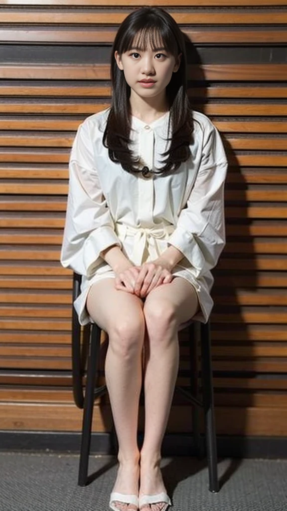 (8k、RAW Photos、Highest quality、masterpiece:1.2)、(Realistic、Realistic)、1 girl、Japanese women、20-year-old、Short Hair、((whole body、Large Breasts、Black pubic hair、whole body、View from the front、 Girls))、((Squat、With legs apart、Black pubic hair、naked ))、No pants、(((NSFW)))