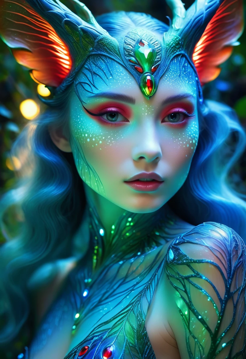 (best quality,4k,8k,highres,masterpiece:1.2), ultra-detailed, (realistic,photorealistic,photo-realistic:1.37), Imagine an otherworldly creature, an amalgamation of the most seductive and deadly elements of nature, inspired by carnivorous plants and the infamous Rafflesia. This monstrous yet captivating female figure exudes an aura of both erotic allure and lethal danger.
Her body is a blend of human-like curves and botanical horror, covered in a smooth, velvety skin that hints at the texture of a delicate petal, with a subtle, inviting fragrance that lures in unsuspecting victims. Her skin has a natural sheen, varying in shades of deep, rich reds and purples, much like the vibrant hues of a Rafflesia blossom.
(transparent skin:1.2)(NSFW:1.3)