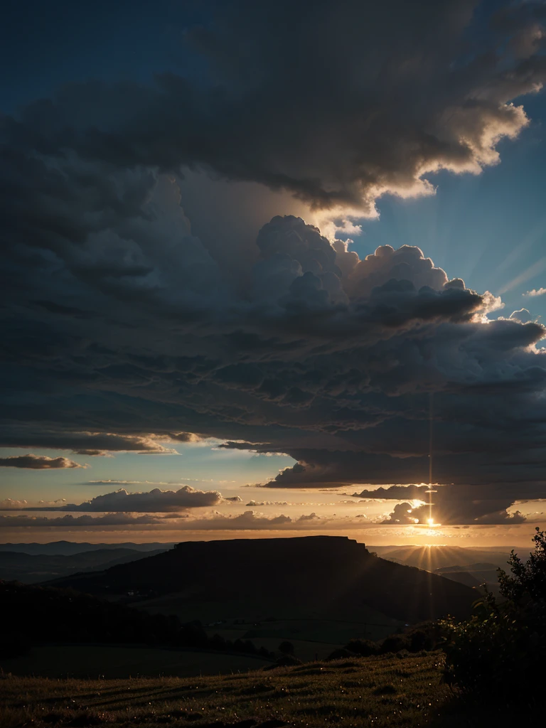 Dramatic view, dramatic lighting, peaceful and beautiful
