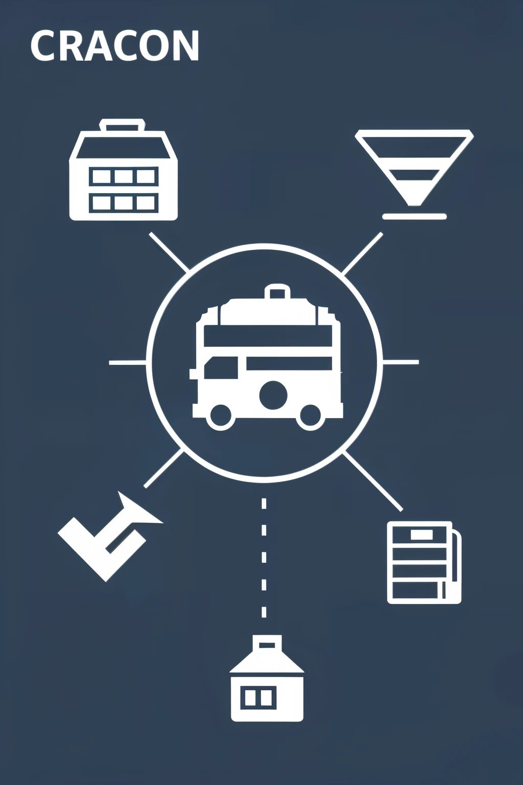 Create an icon for a company's sector. The sector is in the supply chain area.