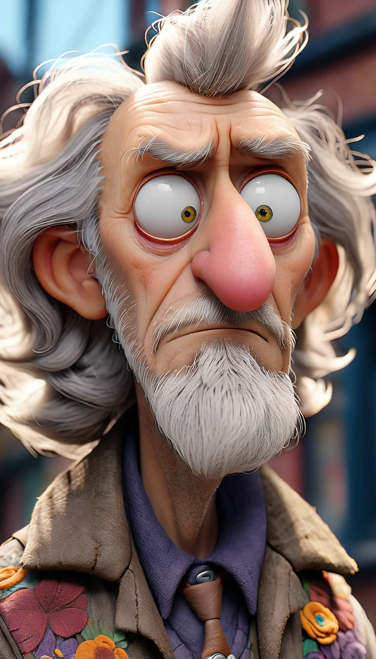 old man, hipster, mad sky hallucination Tim Burton, detailed face features, sharp eyes, extremely detailed, photorealistic, highly detailed, organic,
dynamic, unreal engine, depth of field, ultra high quality model, high definition,
intricate details, crisp quality, 8k, hdr