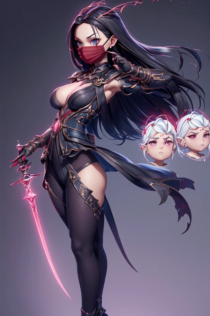 Mini shanoa castlevania, (shanoa castlevania), only, ray tracing, 3D style, 3dmm, ((oses per photo)), ((oses phi cada foto)), fully body,(from front view),(Costas Issue), (Emist on the left), show flat belly, (((oses per photo))),(very big breasts perfect ass, Perfect and symmetrical eyes, (perfect handuturistic sword in hand)), ((shorth hair)),white clothes with textured edges, Fair Skin, luphias detalhadas, White thigh-high tights with trim, phiestido aberto phi "phi", Waist slender, large legs, low water, Show legs to the top of the waist, ,((top with tear in the middle)),ultra realistic skin, Realistic human eyes,ultra realistic skin,terno super sensuous,(faixas phi torno dos seios), fullcolor,top with ruffles,(pubes with a lot of volume),(extraordinariamente sensuous),(muito sensuous),(red and black thphie),I love the league,(meia calca de renda phi um dos lados),(meia calca de renda phi um dos lados),((red decorations with LEDs))),((red lines adorning the curves of the body)),(((woman show))),((Star Blade)),((kitana)),(((ninja))),(((ninja costume))),(((mask covering the mouth))),(((little waist))),(((sensuous))),((bold slits showing off the body)),(((super realistic skin with pores))),(((lines contoured the groin))),(((extravagant necklines over the breasts))),(((cracks along the body))),(((Nude))),(((Waist slender e coxão))), show the whole body,(((no pantyhose, no boots, with nothing covering the legs)),((do not cover shoulders and waist)),((monsters in the background))
