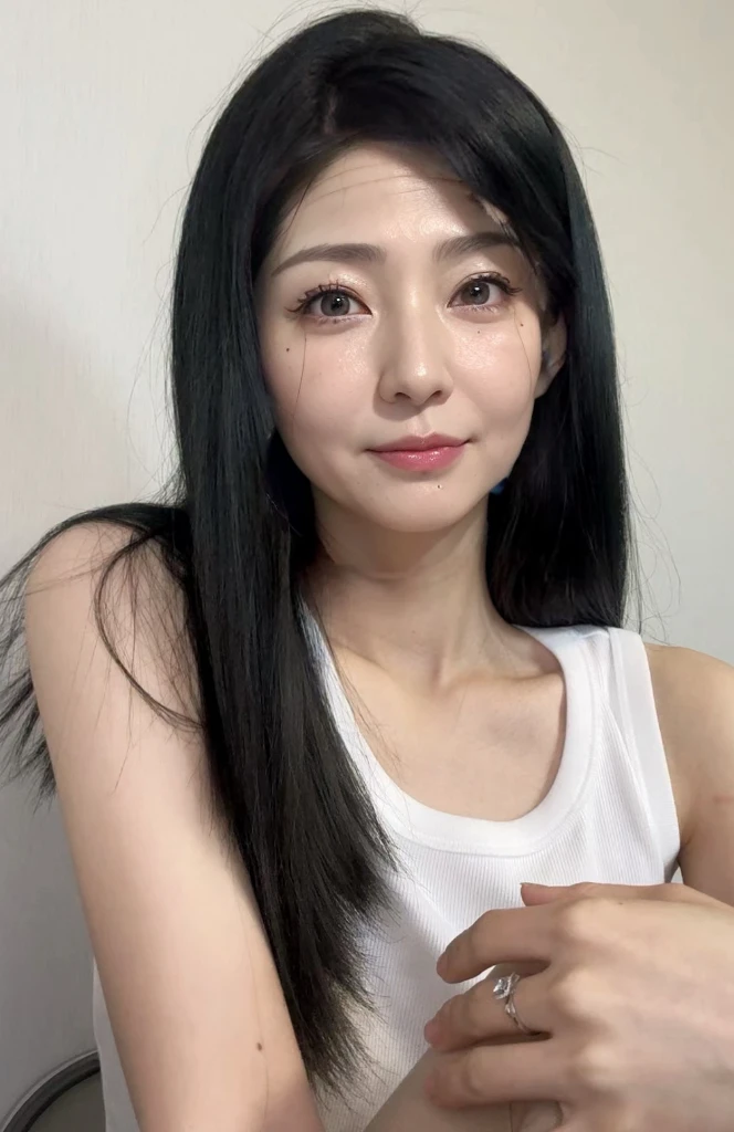 High resolution, High resolution, High detail, masterpiece, Anatomically correct, sharp,((Japanese Mature, 45 years old)), alone, ((Facial wrinkles)), (((Detailed face、Fair skin、The face is faithful to LoRA)))
