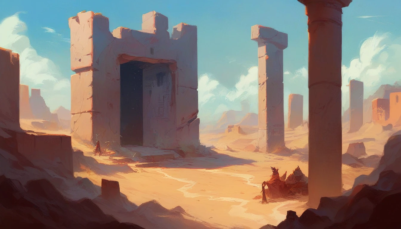 Oasis In The Desert, future digital art