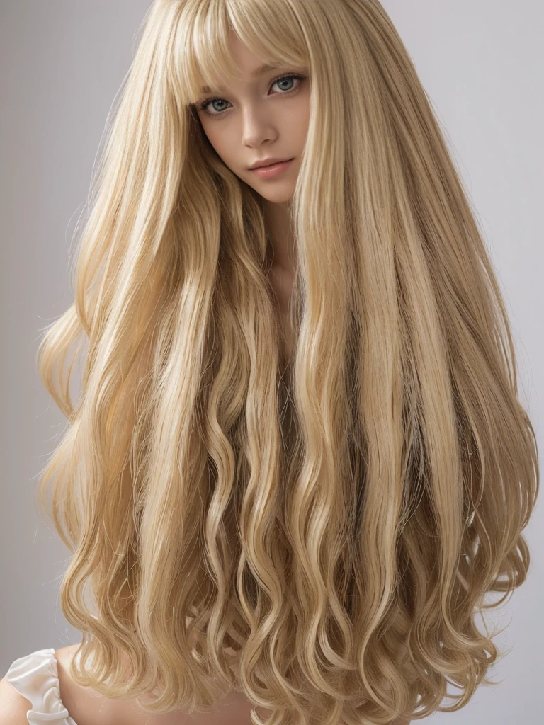 (Pure white wall background:1.8. Upper body photo from the knees up) ((Random poses showing off as much of her dress, back and hair as possible:1.5)) ((Her hair is incredibly straight:1.5)) ((Beautiful model with long blonde hair, girl with super length Hair, extremely length Hair, extra length Hair, very long, Flowing Hair, very length Hair, length Hair girl, very long, Flowing blonde hair, length Hair windy, very longBlonde Hair, length, Flowing Hair, length and or curly hair, with length Hair, length Hair!!!! Her highest quality hair is long and 真っ直ぐ or curly hair very long, best quality blonde, length hair in the center, Highest quality long Straight or curly hair, length, Straight or curly hair, beautiful, High quality blonde hair, length and Blonde Hair highest quality Straight or curly hair, length Hair, length and Straight or curly hair, highest quality Blonde Hair, Perfect silky Straight or curly hair of the highest quality, Straight or curly hair, highest quality Blonde Hair, length Blonde Hair Straight or curly hair, length, Light blonde hair Her hair is long and Straight or curly hair, very longBlonde Hair, length hair in the center, length Straight or curly hair, length, Straight or curly hair, beautiful hair of the highest quality, length Hair, length, Straight or curly hair Blonde Hair , length and free Straight or curly hair Blonde Hair, Straight or curly hair Blonde Hair)) (Her bangs are perfect.:1.3) (France's most beautiful 24-year-old hair model) ((highest quality)), ((masterpiece)), (family friendly) (Get used to it) Perfect Face (Her skin is a typical French complexion...、And very detailed) (Big Breasts) (She is wearing a gorgeous light blue princess dress:1.5) (She has a beautiful French face and a typical French figure...., Narrow eyes) (She has perfect beautiful makeup and face Lipstick is light red A solid eyeliner) ((Rich 1.4)) (Extremely detailed 8K) (Ultra-fine skin texture 1.4) (current, Vibrant:1.4), double eyelid Sharp focus:1.2