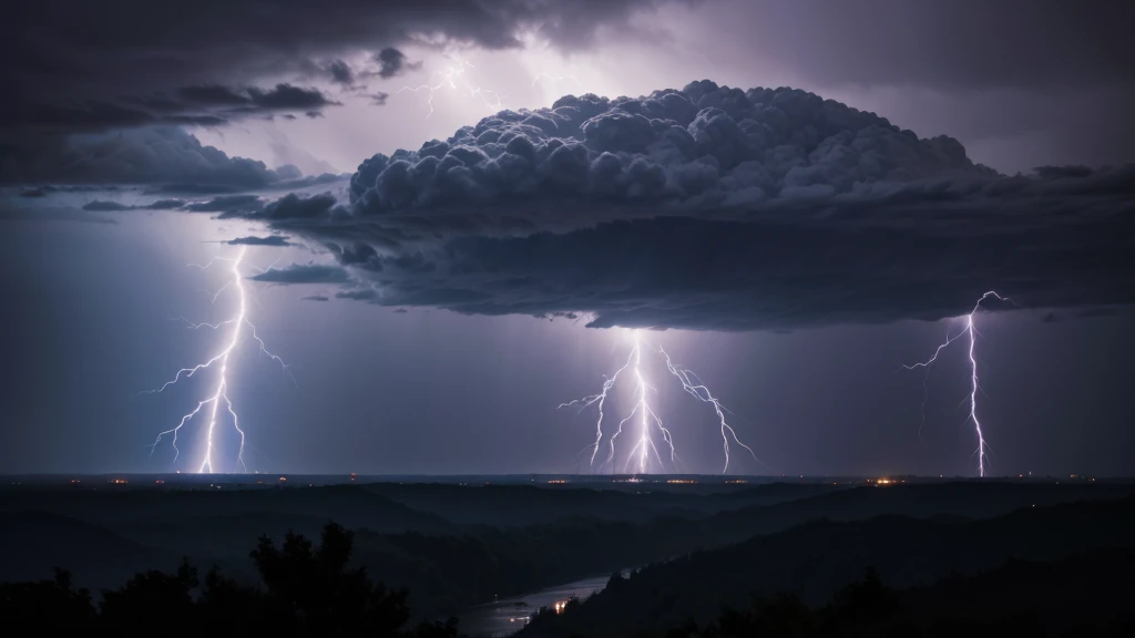 rain of lightning with its gloomy