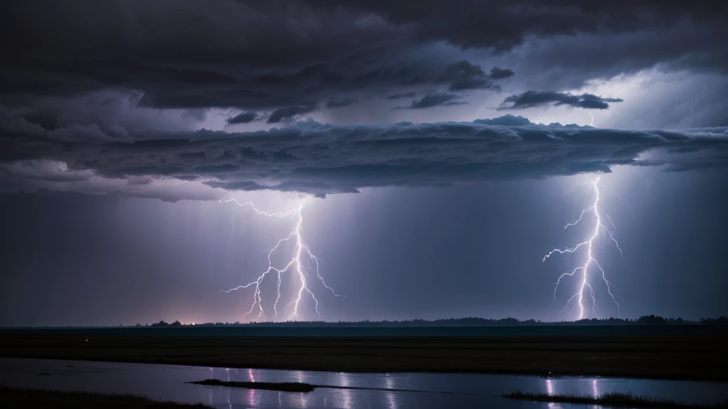 rain of lightning with its gloomy