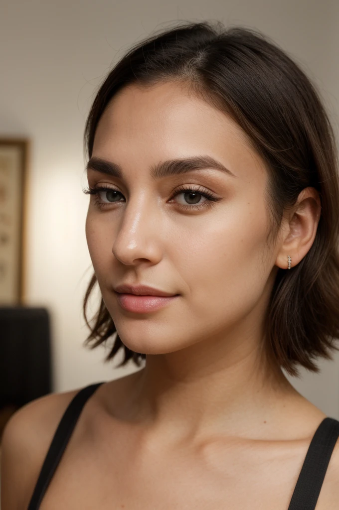 smaller nose, bigger , unique face feature