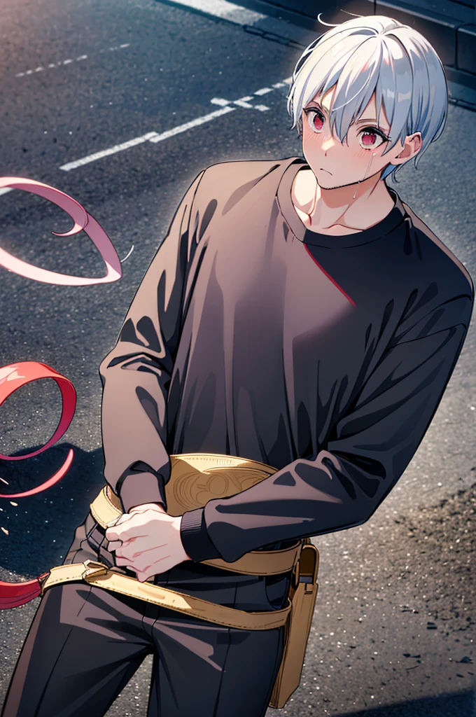 Using the power of God to change the body of my beloved boyfriend,(Only the boyfriend is absurd),cool,,,He was a refreshing, athletic, innocent boy.,,,I was still a virgin,,boy,,,boys,,,Spiked Hair,charm,Slim figure,23 years old,,Tall,Japanese student style,,Everyday casual clothes,,,The male protagonist,,With a frightened look on his face,,,,,Yeah.?why!?,,whyだ!?,,(Suddenly my lively crotch was completely castrated in the street:1.3),(Completely castrate the lively crotch:1.3),(I failed miserably at becoming an adult man.),,Super manly is slowly declining,,Castrated Boy,Sexual sensitivity rises sharply,Daytime,Smooth,Skin texture,Functional beauty,youth,shine,,Breeze,A speck of dust,Natural light,face,hand,eye,blush,(tears,,,Saliva,,,Urinary incontinence,Urinary stains),,Accuracy,,Ultra correct,Biological,Excellent detailed anatomy,4K,8k,Highest quality,Male Focus,,Depth of written boundary,Character Portrait,End of a normal life,The future where I live with an anal pet,An undeniable future,A confirmed future,