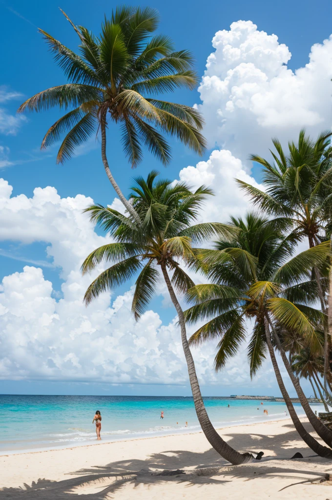 Beach Palm Trees