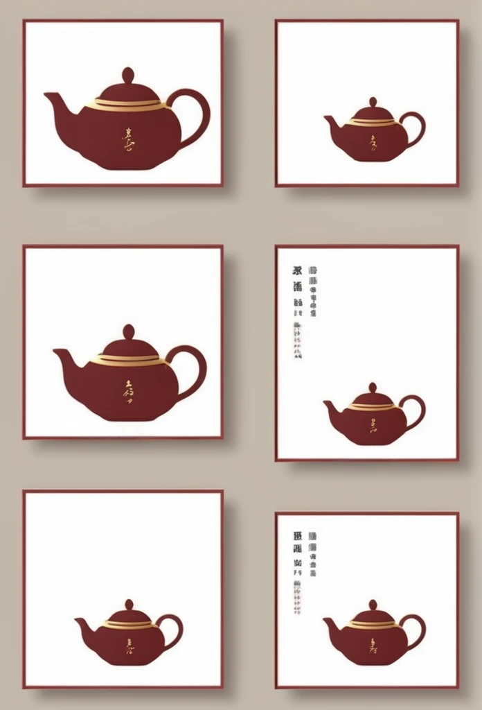 The brand name "SyuanTON" is capitalized,Dark Red,The font is simple and modern。
The "Syuan" part is slightly thinner,With a slight calligraphy style;The "TON" part is slightly thicker,Steady and powerful。
graphic elements:
On the left side of the brand name,Design a simple teapot pattern,使用同样的Dark Red。
The edges and handles of the teapot are outlined in gold,Add a sense of nobility。
layout:
Keep proper spacing between the teapot image and text,整体layout对称且平衡。