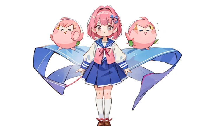 Magical girl girl Primary school students Young Girl 小さいgirl Height: 130cm Standing picture Simple design spats