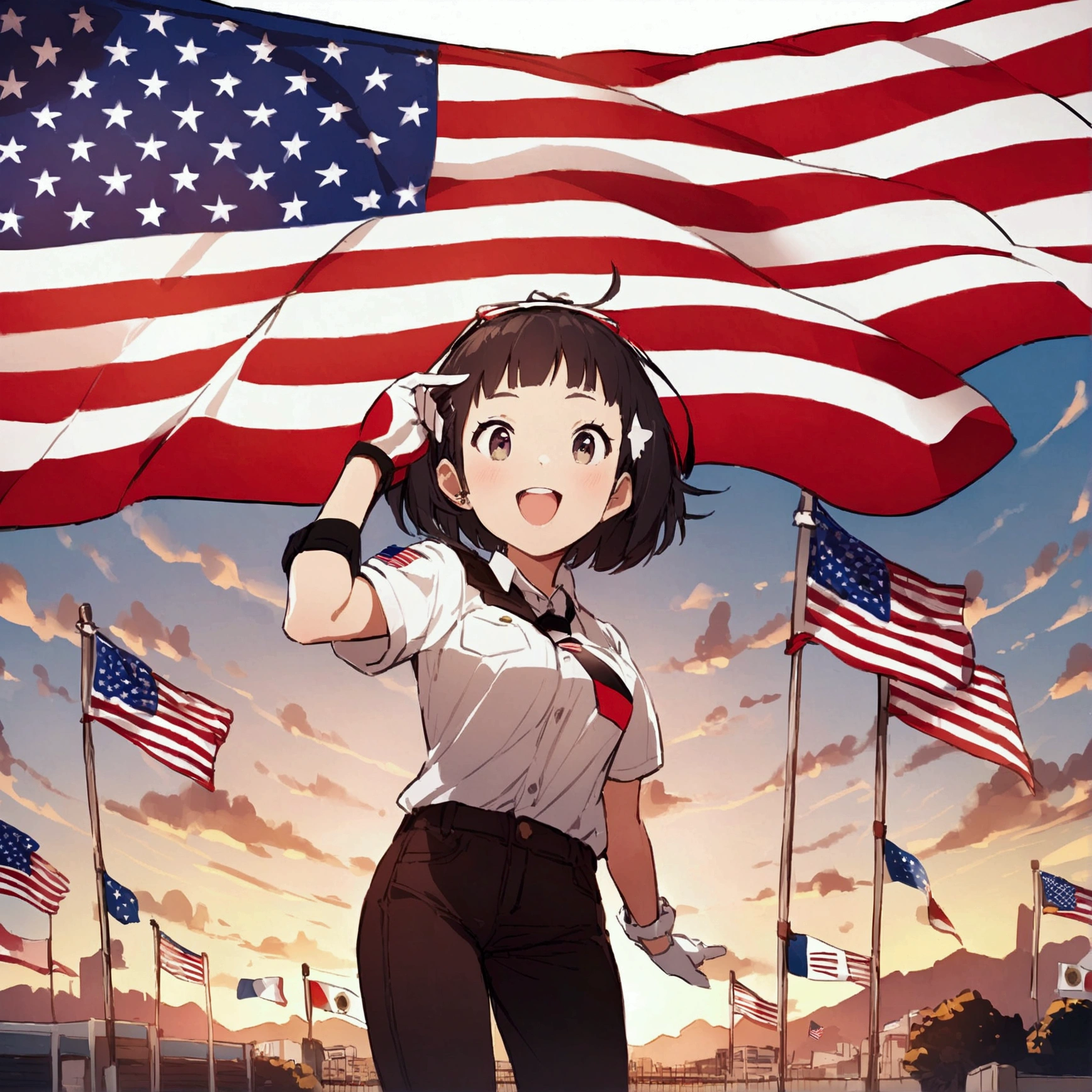 America、National flag