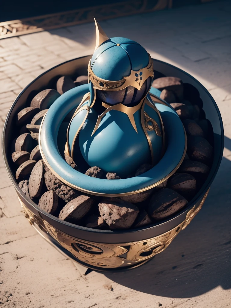 Create hyper-verbose, Best quality, A high-resolution masterpiece,Depict umbra elements,An inhumanoid figure oozing a perfect blue energy shadow, Highqualityshadow, Photorealistic,