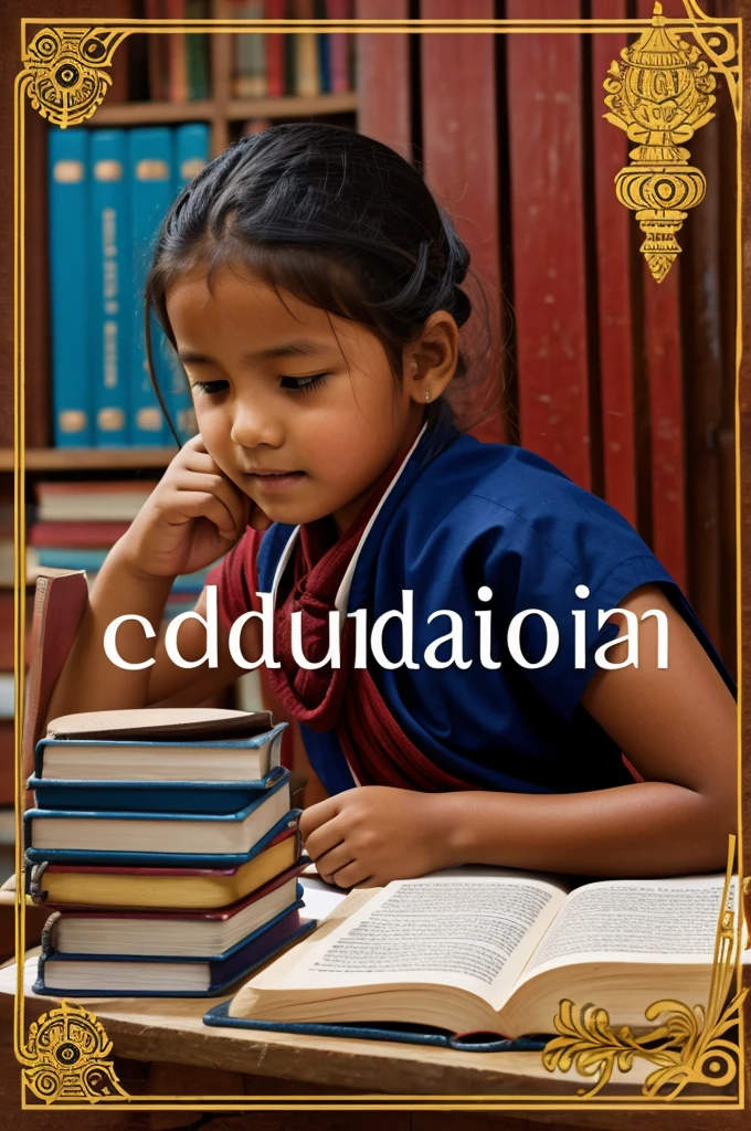 Book cover design for education in nepal