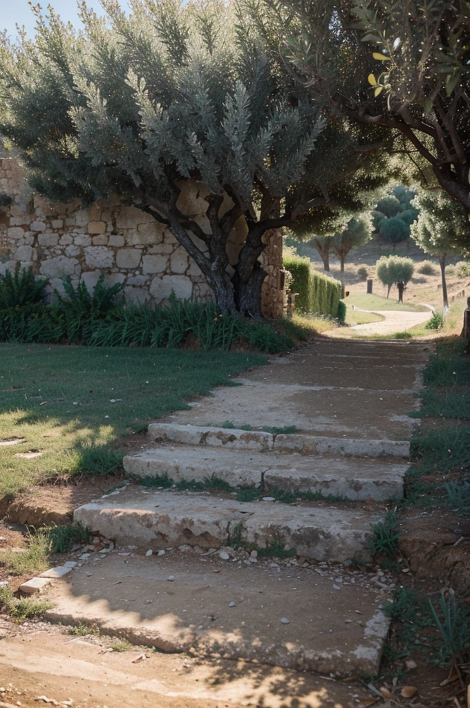 An ultra-realistic photo of an olive grove in Greece, 32k, intricate details, cinematic lighting, Masterpiece, professionell Photo 