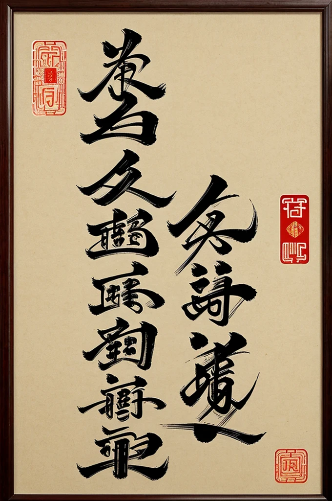 Caring for Jinluan-Design a Chinese calligraphy full of love