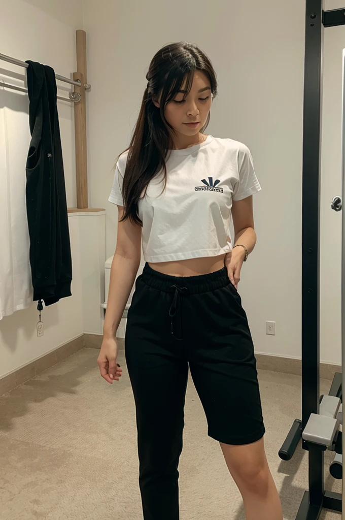 Japanese gym gril pant ketat