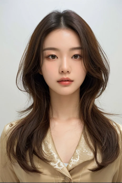 Best Quality, 8k, Masterpiece, (Portrait: 1.3), (photo realistic:1.4), (hyper realistic:1.4), Sharp Focus, looking at viewer, (smoother lighting:1.1), (increase cinematic lighting quality:0.9), realistic lighting, backlighting, light on face, ray trace, (brightening light:1.2), (Increase quality:1.4), sharp detail, (best quality real texture skin:1.4), finely detailed eyes, black_eyes, finely detailed face, 25 year old Korean woman
