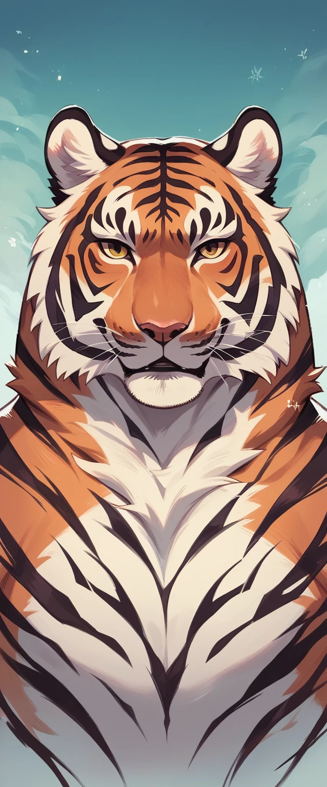 Photograph of a Siberian tiger, majestic, in the wild, Furiosa, gazing at viewer, extremely realistic photo
