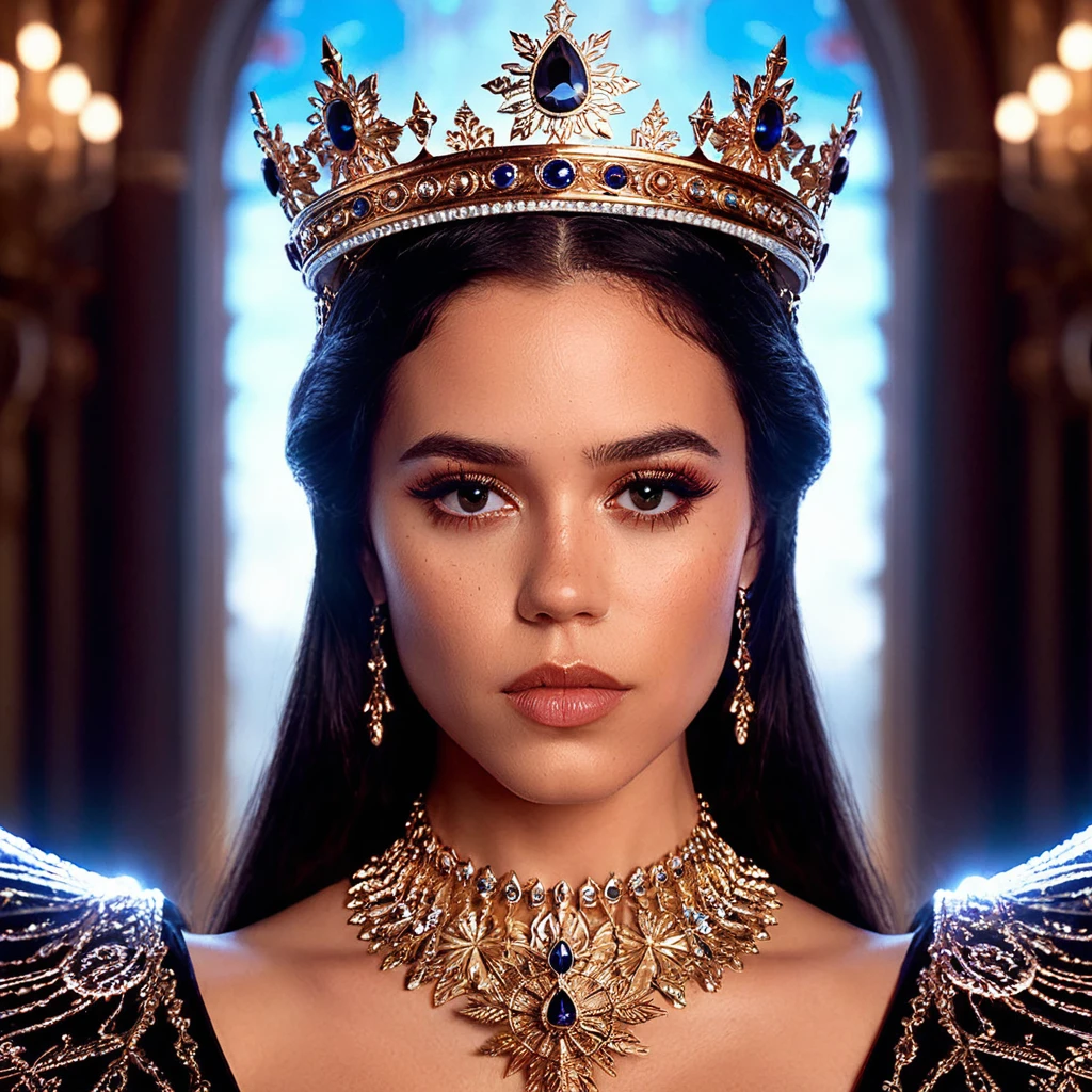 cinematic photo highly detailed portrait of ((ohwx woman)) as an elegant goddess, ornate crown, beautiful symmetrical face, digital painting, artstation, concept art, smooth, clear focus, illustration, greg rutkowski, artgerm, global lighting, detailed and fantasy . 35mm photograph, film, bokeh, professional, 4k, highly detailed