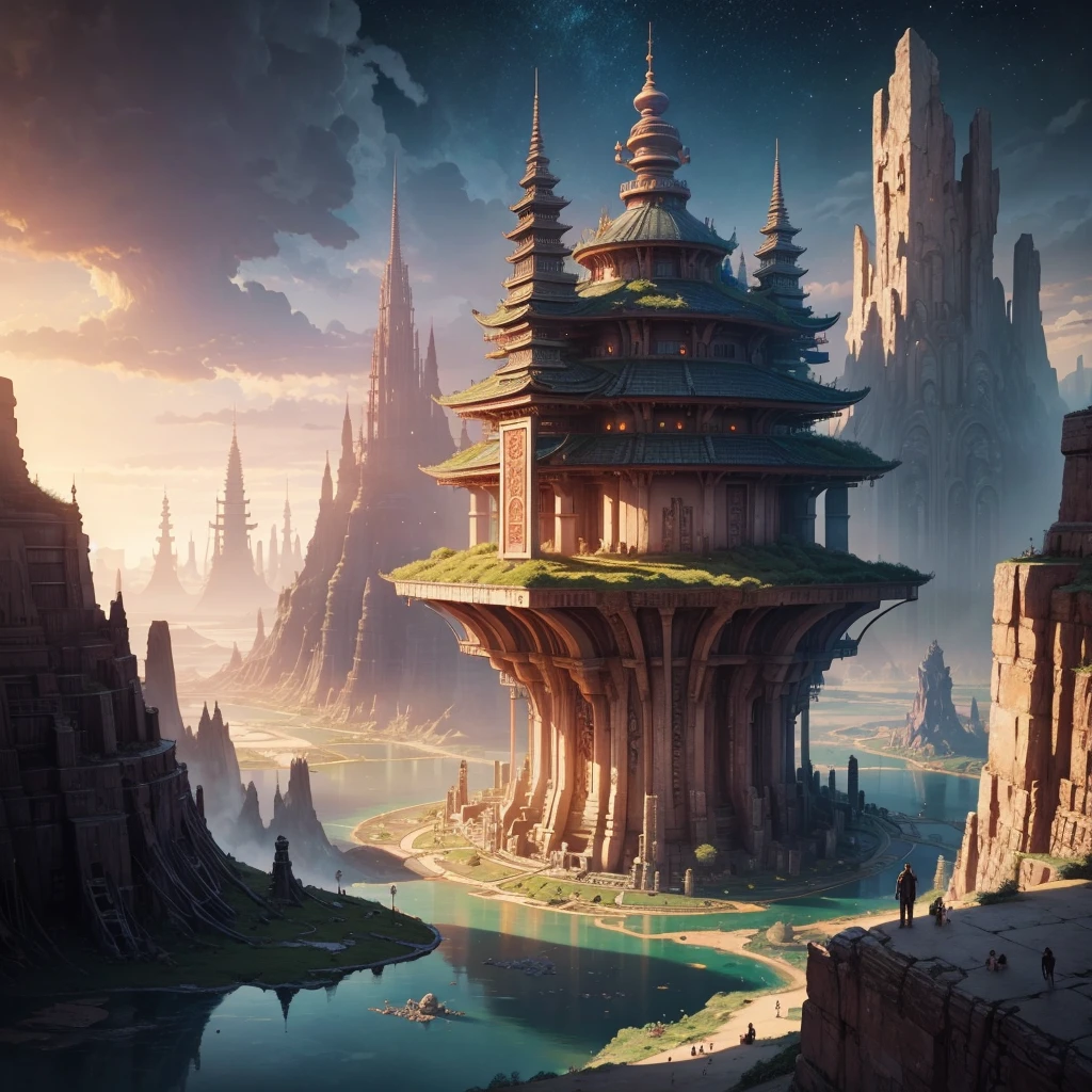 Best Quality，8k，Huge underground city，Underground Labyrinth，Anime Art，mysterious，universe，Super huge structure，Super huge torii，Multidimensional，A world beyond imagination，High Dimension，Fantasy，future，Different space，Nature，romantic，universe，A world beyond imagination，Dream world，New World，Huge river，masterpiece，最高masterpiece，perfection，