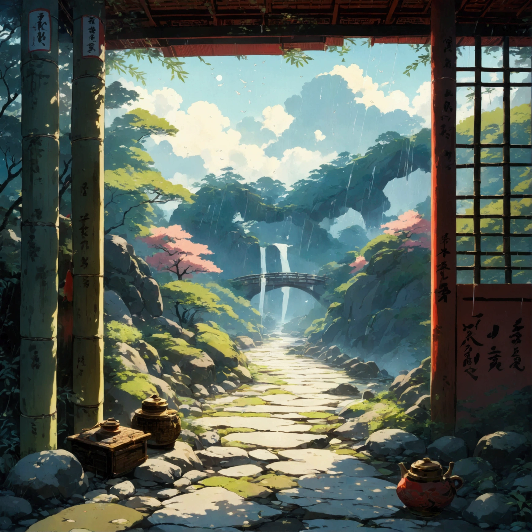 dim、old、Inn、broken、corridor、Shoji screen、tatami、Covered in dust、hanging scroll、Decayed、Tea Room、collapsed、hearth、broken、brazier、cracked、Bowl、teacup、Rusty、煎茶road具、ghost、traveller、Silence、bamboo forest、road、river、broken、bridge、石tatami、grim、Mountain、cloud、blue sky、evening、moon、star、Silence、Cicadas rain、frog、bell cricket、ancient wood、Mossy stone、temple、broken、shrine、Collapsed、torii、Jizo、road標、trap、monster、Pitfalls、Treasure Chest、item、arms、Armor、Restorative drugs、food、adventure、Tiredness from travel、inn、Travel preparations、luggage、wallet、map、Scroll、Pen、ink、paper、inkstone、Travel Journal、haiku、Collection of haiku