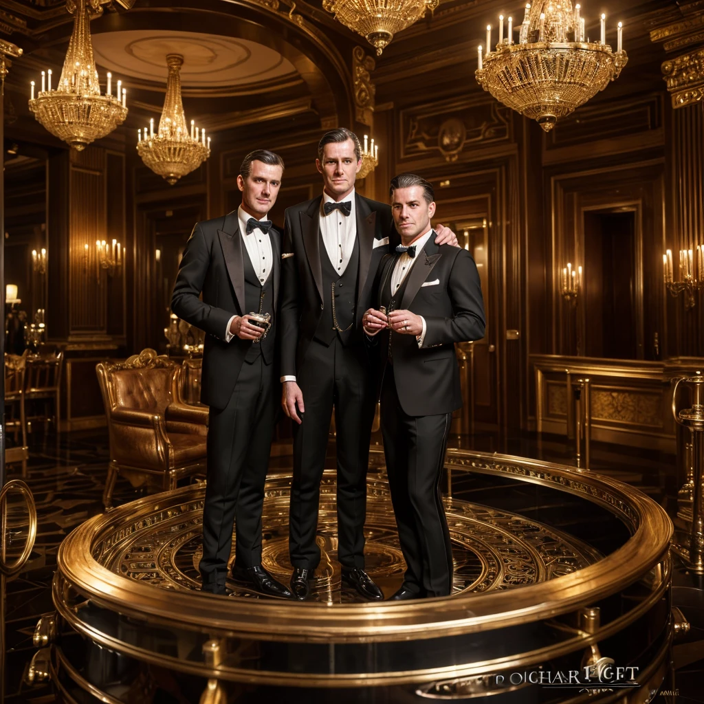 a dapper steam-powered butler, stylish english gentleman, complex gears and pistons, steam vents, optical lenses, formal ballroom, guests, (best quality,4k,8k,highres,masterpiece:1.2),ultra-detailed,(realistic,photorealistic,photo-realistic:1.37),intricate machinery, ornate decorations, dramatic lighting, elegant attire, refined mannerisms