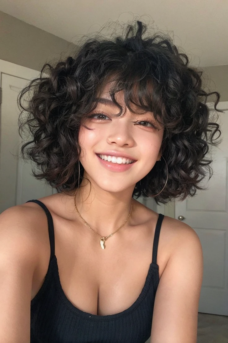 Blackpink's Jennie with blonde curly hair