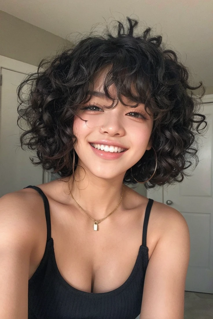 Blackpink's Jennie with blonde curly hair
