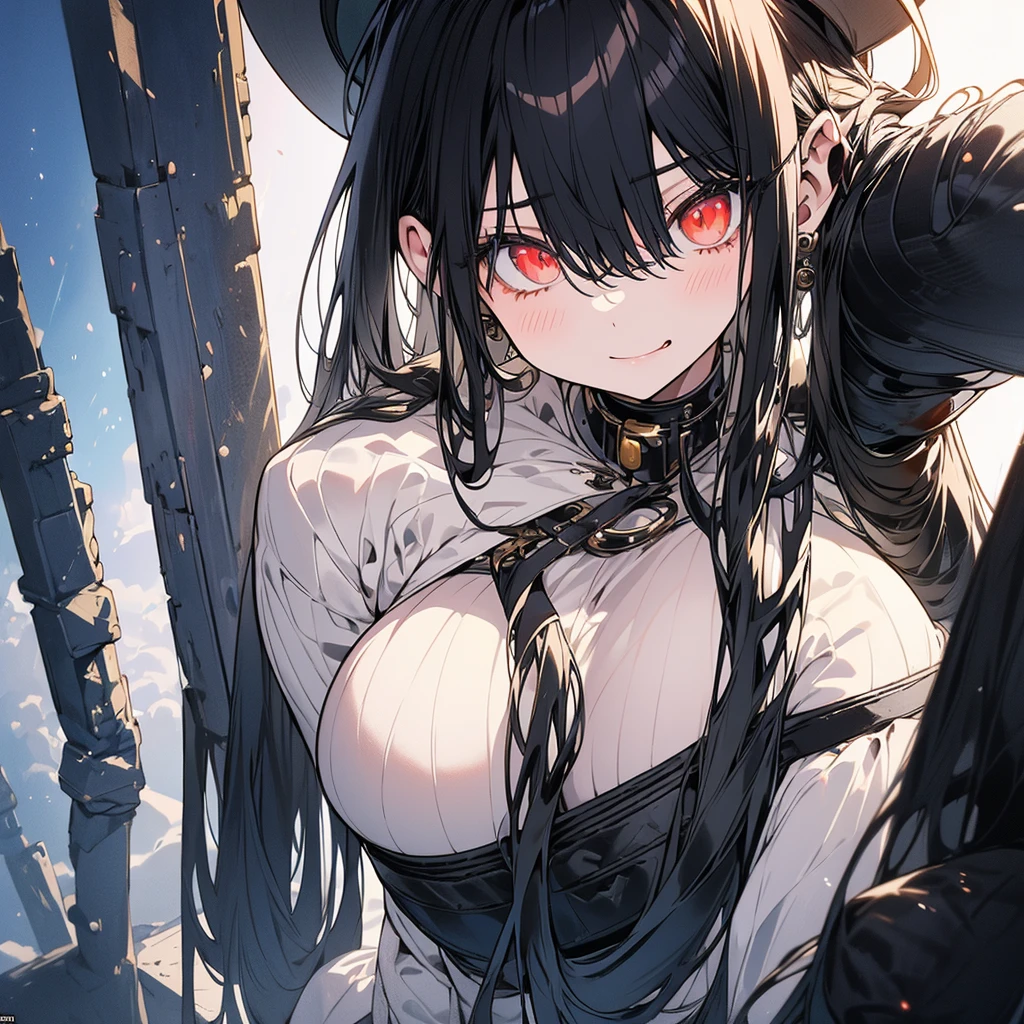 a group of 4 gigantic, towering, curvy anime-style highschool girls, each over 10 meters tall, with exaggerated, unrealistic proportions and features, wearing only small bras and panties that are struggling to contain their massive figures, bent over and leaning against the ceiling, creating an extremely cramped and cluttered scene, the girls' faces and expressions ranging from lustful to annoyed, with priority given to detailed, high-quality close-ups of their exaggerated facial features, large busts, long legs, and thick thighs, the overall scene having a surreal, fantastical, and slightly erotic tone, with vivid colors, high resolution, extreme detail, HDR, and a wide, distorted, fish-eye lens perspective to heighten the sense of scale and drama, the girls' clothes straining and bursting open to reveal more skin and undergarments, creating an atmosphere of growing, uncontrolled giantess power and lack of personal space.