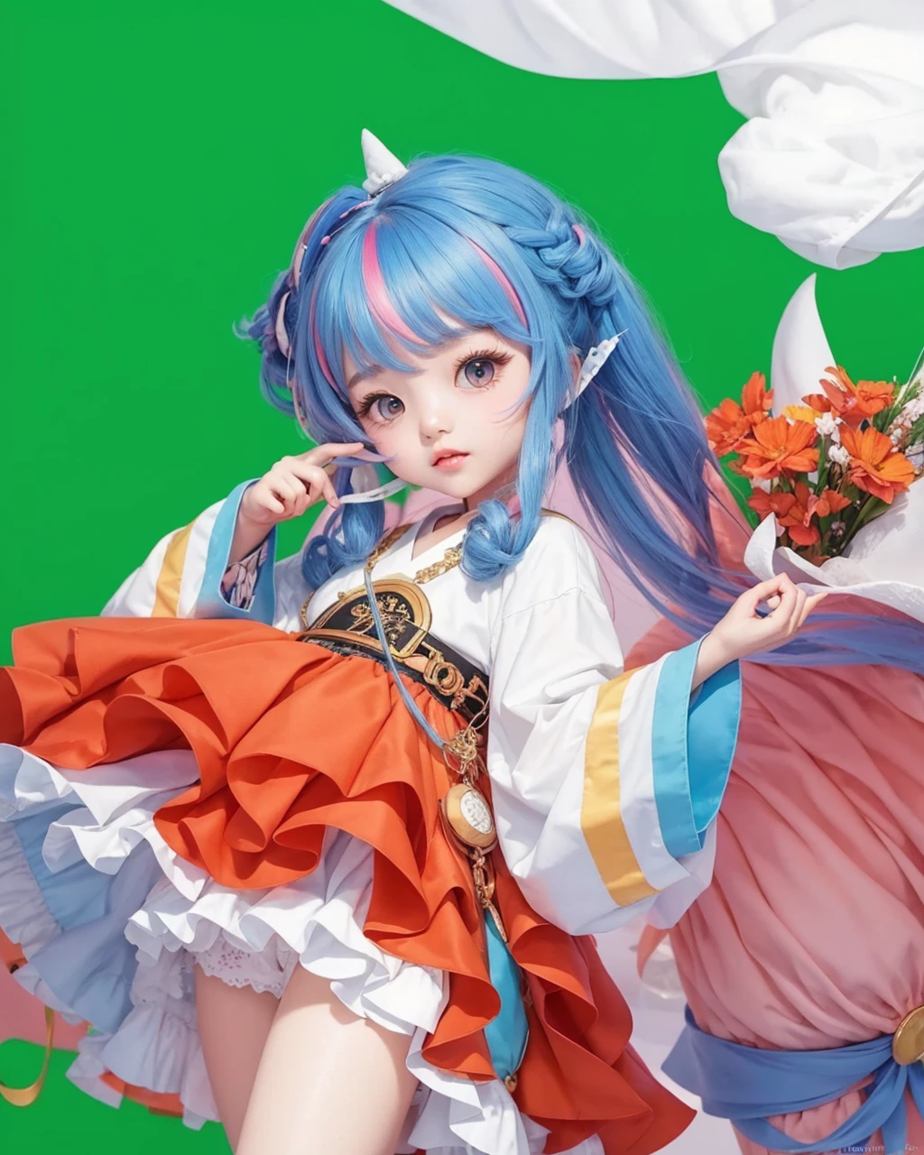 Realistis, cute girls, korean girls, detail hairstyle, hd qualty