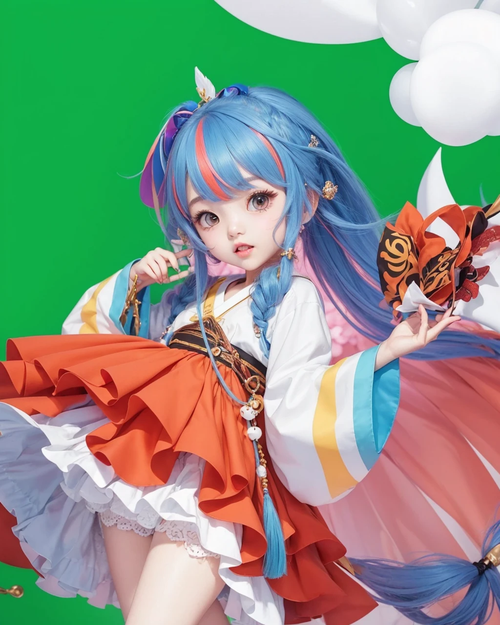 Realistis, cute girls, korean girls, detail hairstyle, hd qualty