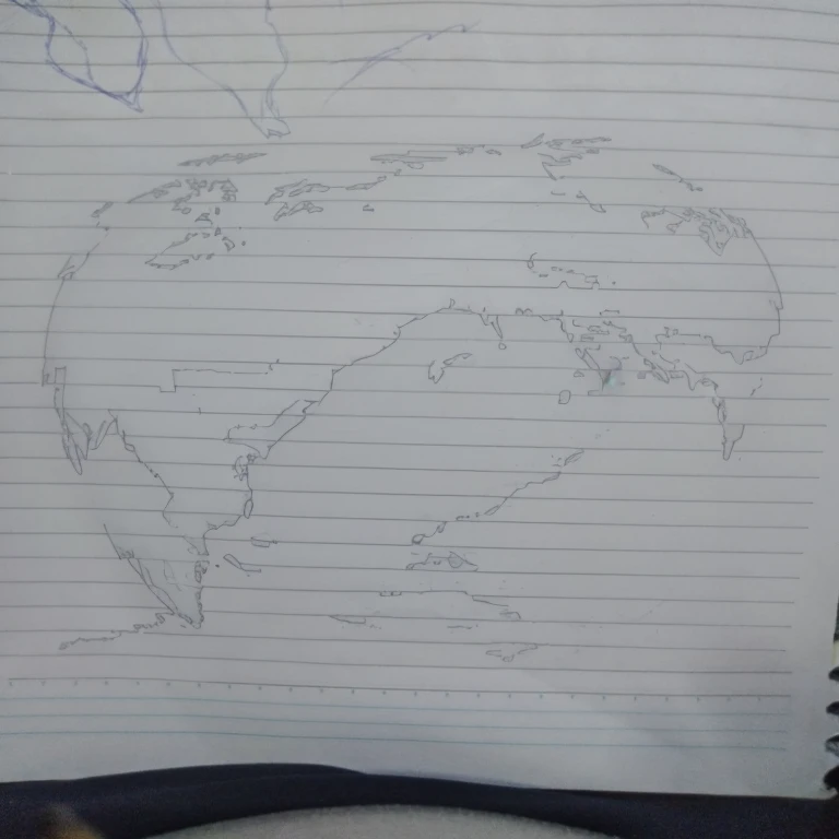 world map ( This map is for me "sleeved/comic")