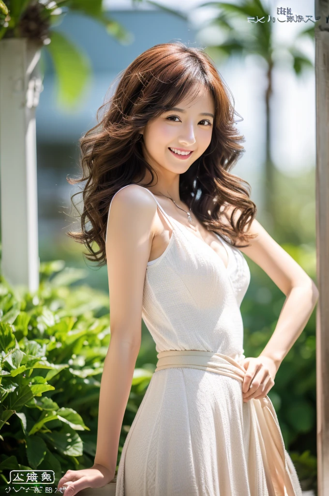 (((32k image quality))), (((RAW Photos))), (Highest quality, detailed:1.2), Photorealistic, (非常に繊細でdetailed), (((((Ultra-high resolution))))), (((33 years old,, Taiwanese woman))), (((Tight waist))), One person, Elegant, Beautiful woman, Outstanding image quality, 非常にdetailedな顔, Perfect lighting, White skin, Curly Hair, A relaxed and fluffy atmosphere, ((smile)), Young and skinny gravure idol, (((Sexy married woman))),