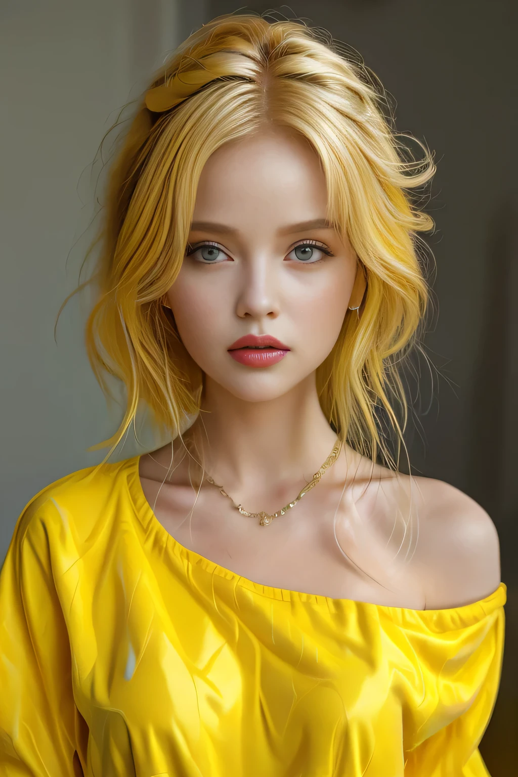 masterpiece,best quality,ultra_detailed,bellissima,1girl, solo, half body, yellow hair