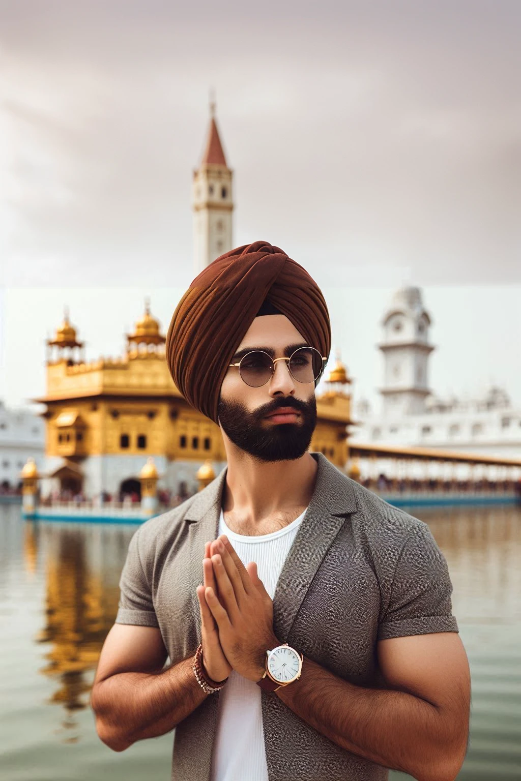 Sky Completed the turban.