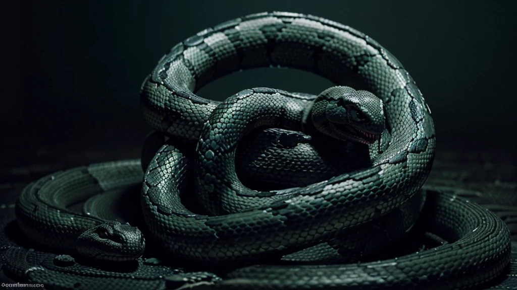 "Nobody ever dies from a snake bite... The snake bite itself never kills you. You can't be unbitten. Once you're bitten, you're bitten..., but it's the venom that continues to spread through your system after the bite that will ultimately destroy you."
The setting is neutral and can be an abstract or dark background to reflect the seriousness of the message.
Focus on the text, with the words appearing prominently on the screen.
The text should be clear and bold, with a strong emphasis on the key phrases.
Consider using visual effects like subtle pulses or glows to highlight the critical parts of the message ("snake bite," "can't be unbitten," "venom," "ultimately destroy you").
No faces or people are visible in the image, focusing entirely on the words and their impact.