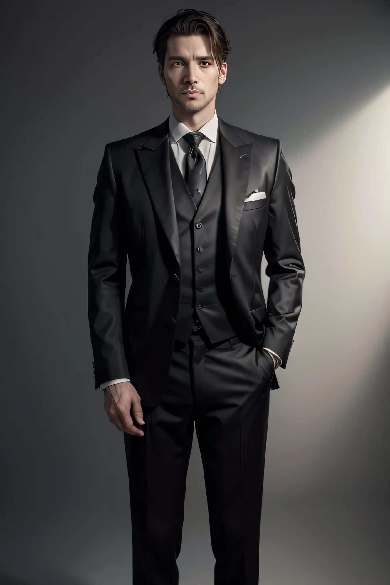 A 34-year-old man wore a black suit in 1912