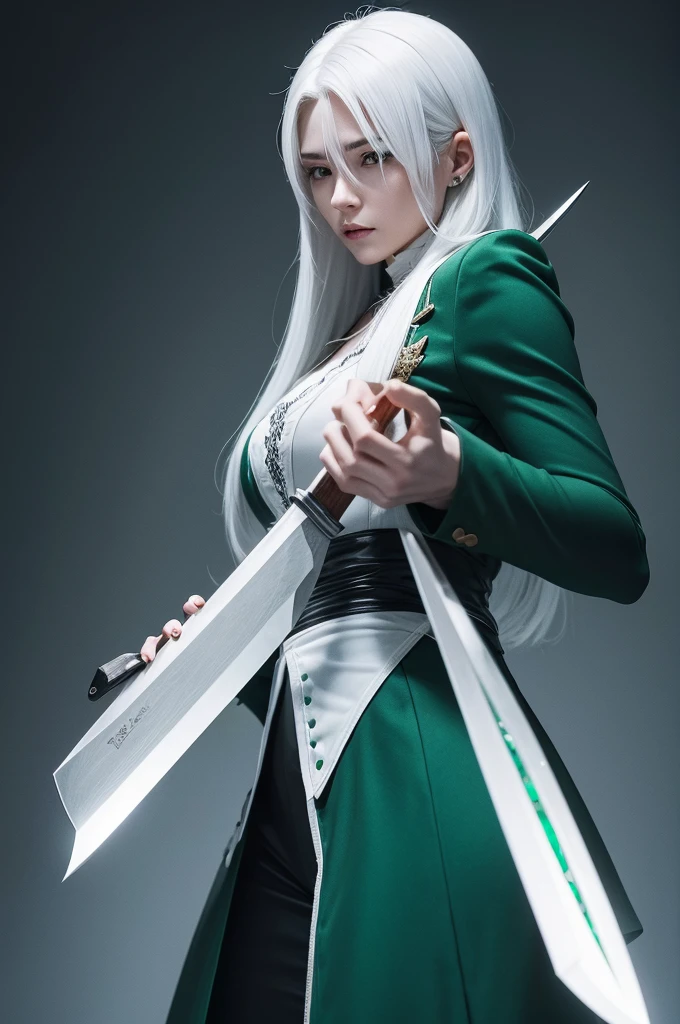 A 27-year-old killer with white hair and two emerald knives