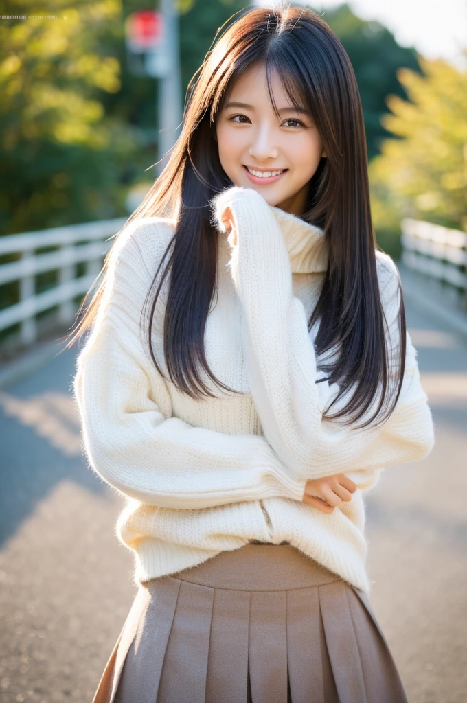 (((32k image quality))), (((RAW Photos))), (Highest quality, detailed:1.2), Photorealistic, (非常に繊細でdetailed), (((((Ultra-high resolution))))), (((33 years old,, Taiwanese woman))), (((Tight waist))), One person, Elegant, Beautiful woman, Outstanding image quality, 非常にdetailedな顔, Perfect lighting, White skin, A relaxed and fluffy atmosphere, ((smile)), Young and skinny gravure idol, (((Sexy married woman))), (((straight hair))), sweater, Jacket, skirt,