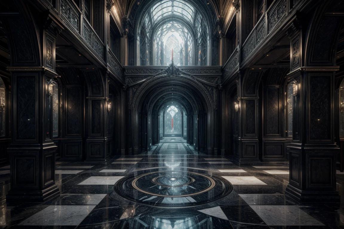 image of the highest detailed Fantasy Architecture of a modern fantastic magically building, capturing a breathtaking scene. Depict a fantastical modern magic realm where nature and architecture blend seamlessly. The air pulses with magic and wonder, inviting viewers to step into this world of boundless imagination and modern fantasy architectural splendor. Incorporate filigree textures and stunning ambiance, ensuring every element is highly detailed. Employ 32k ultra-fine detail and Unreal Engine 5-levels of realism to create an epic masterpiece with dynamic lighting and a cinematic feel. Use perfect natural colors to enhance the visual appeal. The exterior of a modern futuristic building, crystal lights cast shimmering reflections. Capture the scene with a 50mm lens at f/2.8 for optimal depth of field. Enhance the mood with ominous undertones and add subtle HDR and CGI VFX elements to further amplify the sense of realism. The overall image should be extremely modern fantasy realistic, showcasing an extraordinary blend of modern and fantasy architecture exterior, exuding a sense of magic and wonder.The image should be hyperdetailed and photorealistic, Employ 32k ultra fine detail and unreal engine 5-levels of realism to create an epic masterpiece with dynamic lighting, cinematic feel, and perfect modern colors. Use a 50mm lens at f/2.8 for optimal depth of field. Enhance the mood with ominous undertones and add subtle HDR and CGI VFX elements to further amplify the sense of realism.,Extremely Realistic
