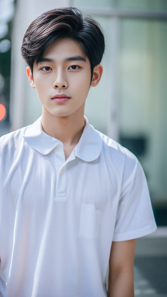 Asian alpha male in white shirt looking at camera, Shin Jinying, Kim Do-young, Paint Ulzzang, Shen Quanrui, korean men, Shin Jin Young&#39;s Aesthetics, faceเกาหลีที่น่ารัก, handsome young man&#39;face, Jaeyong Nam, beautiful eyes、Kim Taejoon, Hyungtae, Inspiration from Jong Suk Lee, Avatar, Korean artist, Jung Jae Hyo 