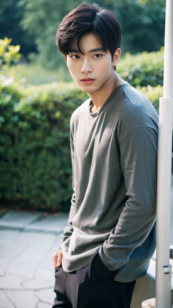 Asian alpha male in white shirt looking at camera, Shin Jinying, Kim Do-young, Paint Ulzzang, Shen Quanrui, korean men, Shin Jin Young&#39;s Aesthetics, faceเกาหลีที่น่ารัก, handsome young man&#39;face, Jaeyong Nam, beautiful eyes、Kim Taejoon, Hyungtae, Inspiration from Jong Suk Lee, Avatar, Korean artist, Jung Jae Hyo 