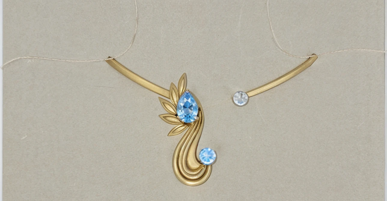 make to a real jewelry on a beautiful model
