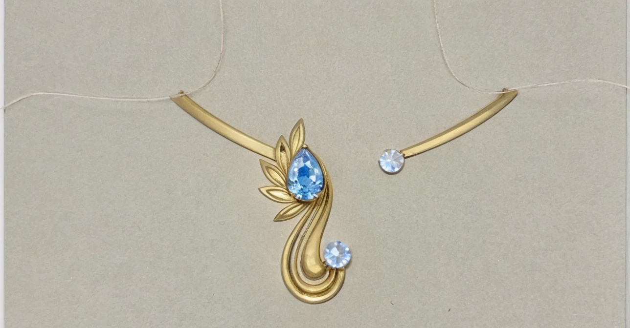 make to a real jewelry on a beautiful model