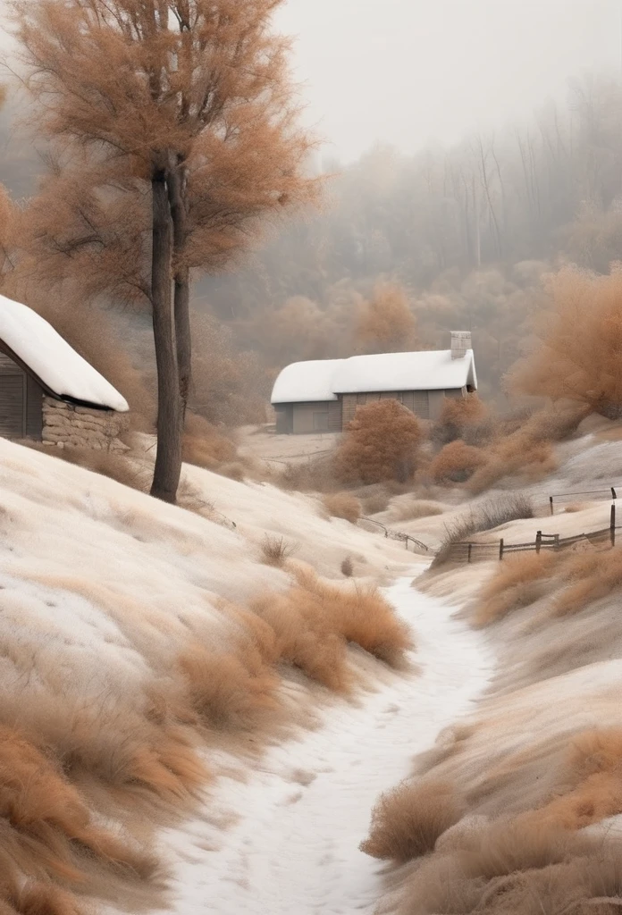 peaceful and cozy landscape