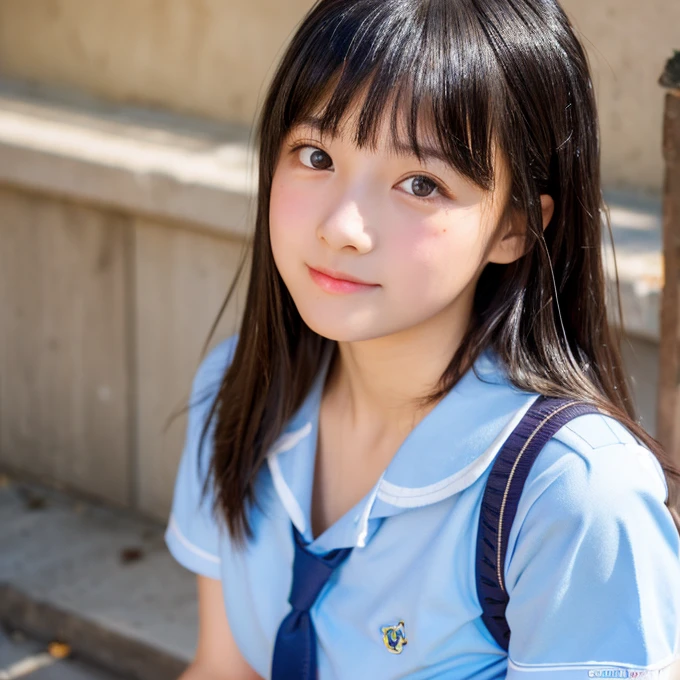 1 top quality girl Very cute beauty small, Bright Eyes Shine, Shine肌 18-year-old, Black Hair Clean and bright appearance, , and a cute Beautiful Bangs Big Breasts School high school Nude Erotica Blushed cheeks