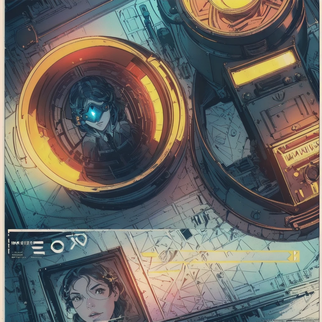 (((masterpiece, highest quality))),(((solo:1.2))),(((1girl:1.2))),(((32k wallpaper))),(very detailed, vintage science fiction),((((((geometric cinematic movie poster)))))), (bauhaus), shape,(((abstract))),(mid century modern),movie poster,(((((portfolio))))),(((((Close-up))))),(((((bust up))))),((((more various angle)))),(((ultimate highlight))),Vast landscape,((((complete. detailed face)))),(((Extremely talented))),(((most complecated machine))),(((text))),(((typography))),(((((best complicated machine))))),(((((genius mechanic))))),(((gorgeous light leak))),(((perfect detailed Infrared Goggles,thermography))),(((extreme reflection lens))),