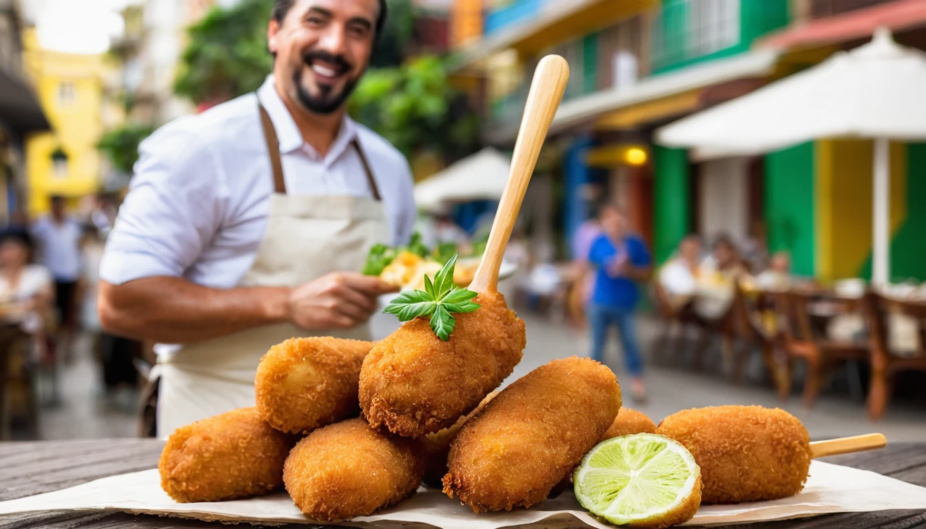 Gourmet croquettes Chicken Drumstick, croquet, Delicious Food, Brazilian Street Food